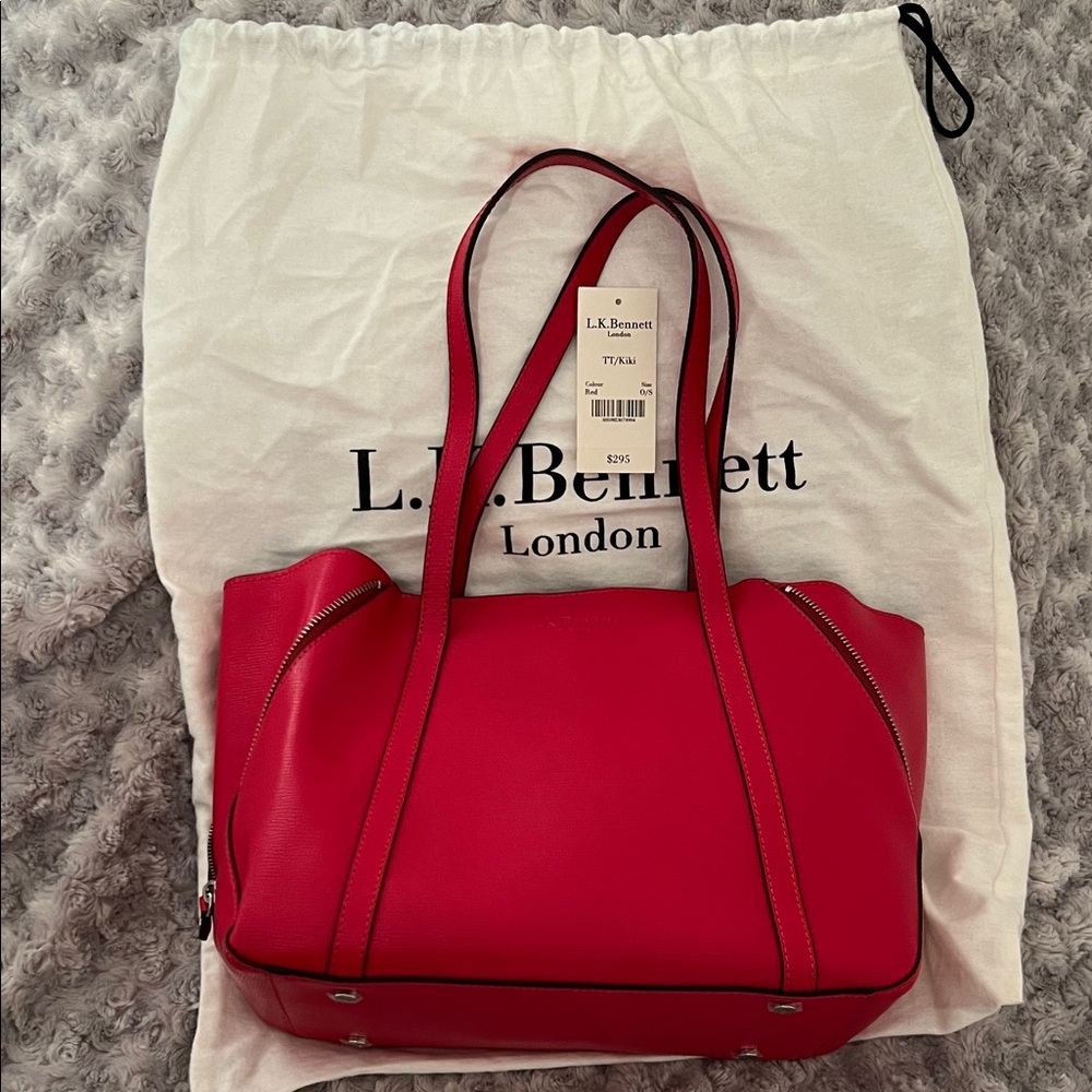 LK Bennett Red Kiki Purse NWT